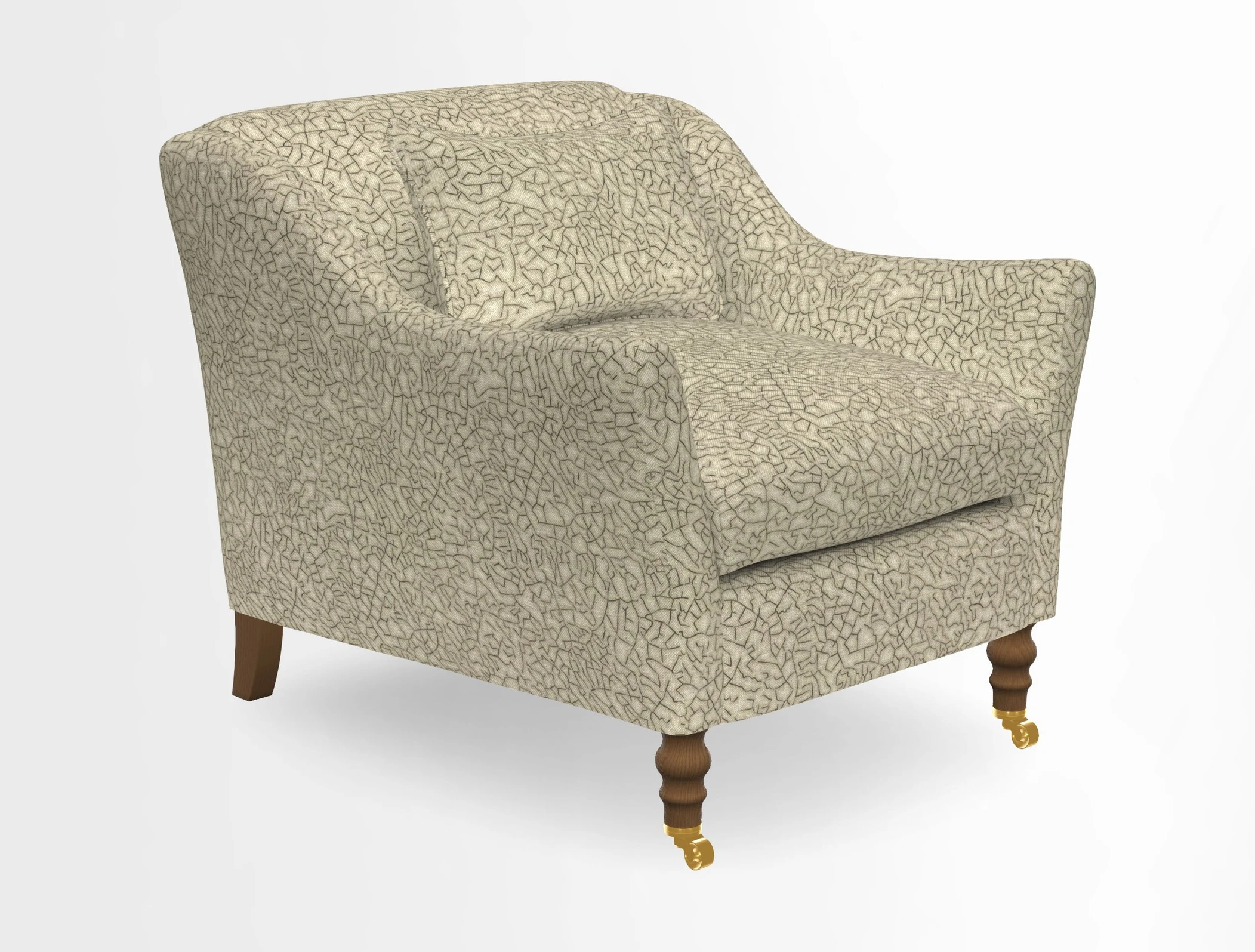 Cromer Chair in Two Tone Plain Biscuit