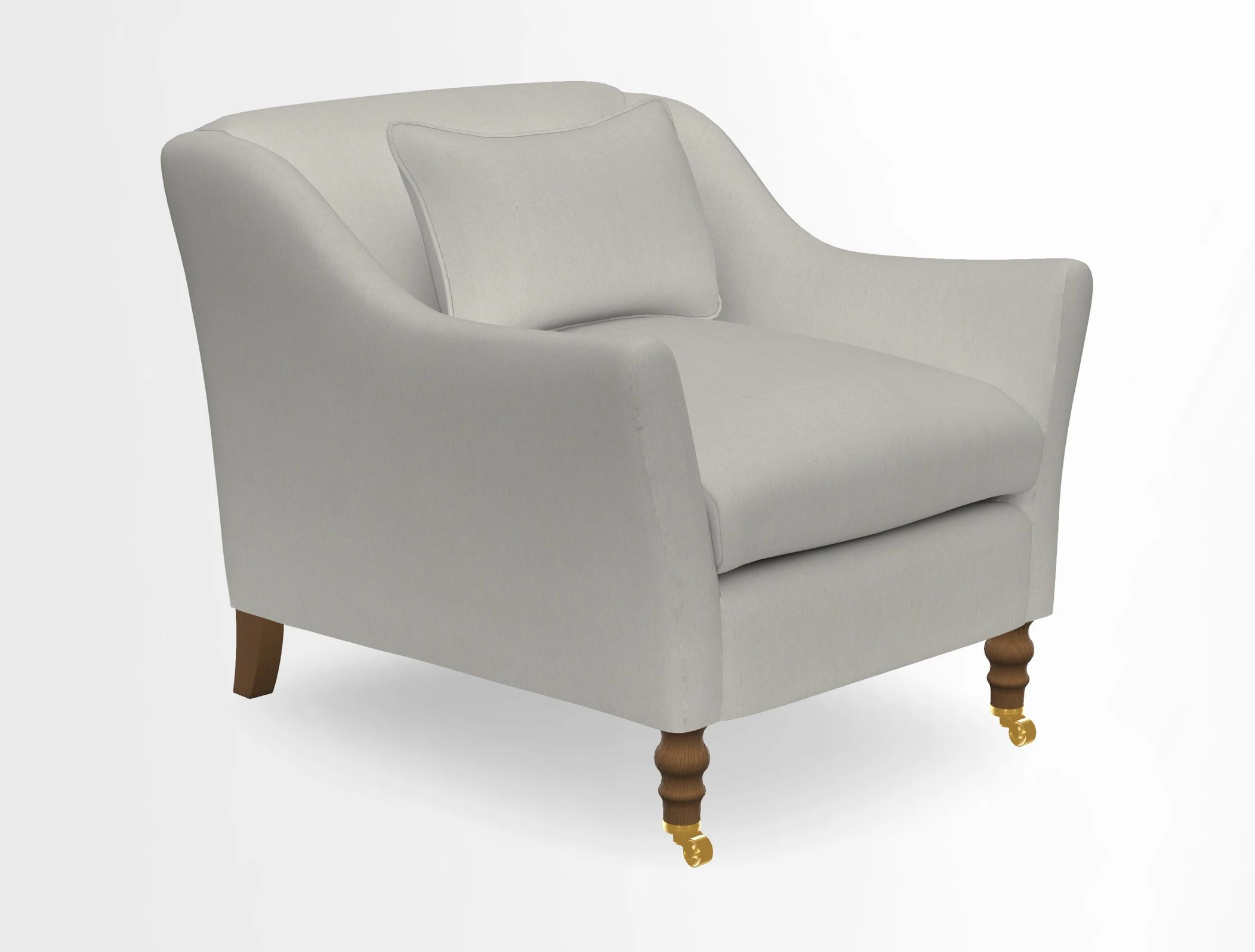 Cromer Chair in Two Tone Plain Biscuit