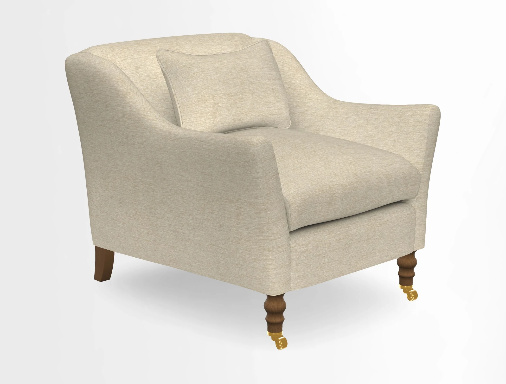 Cromer Chair in Two Tone Plain Biscuit
