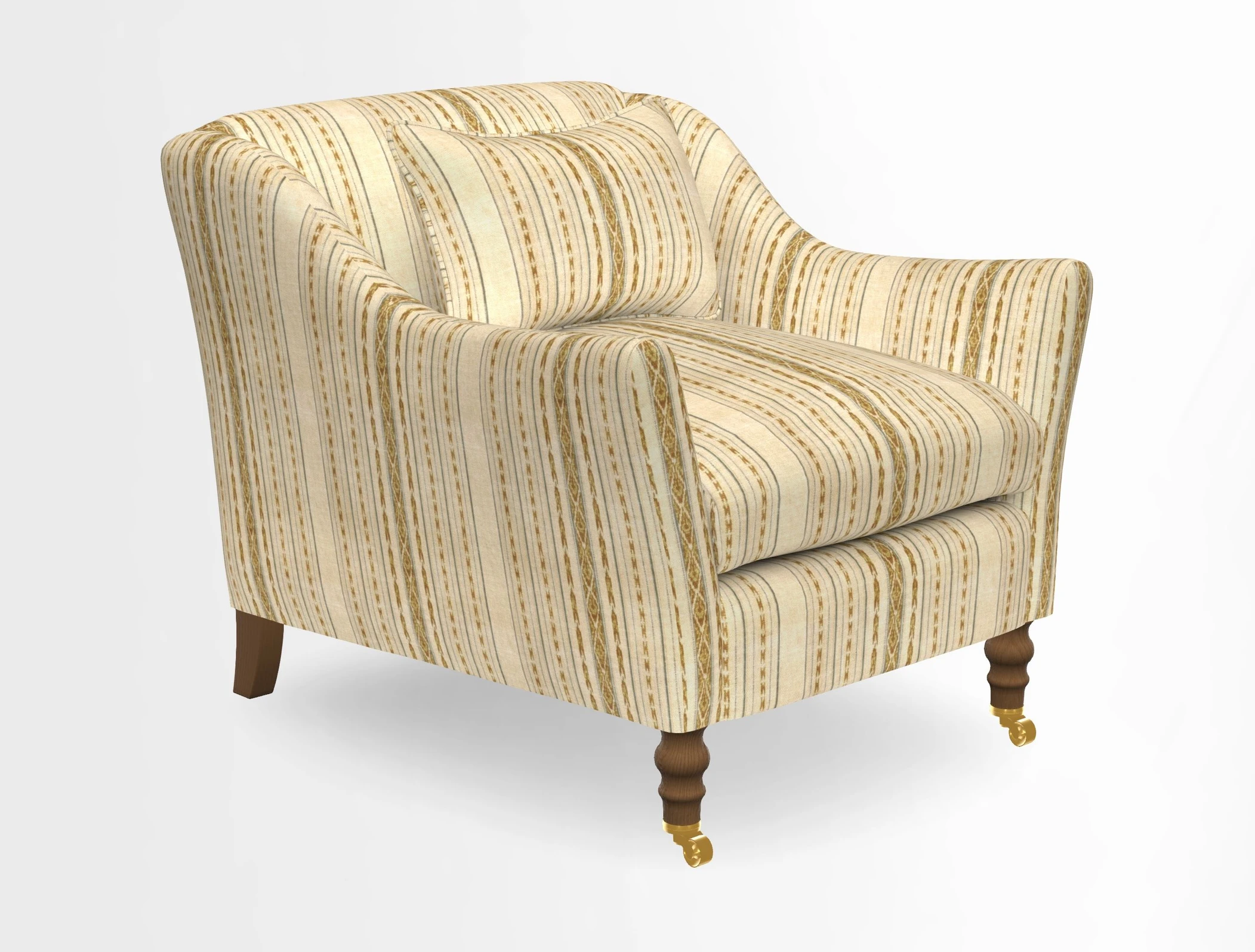 Cromer Chair in Two Tone Plain Biscuit