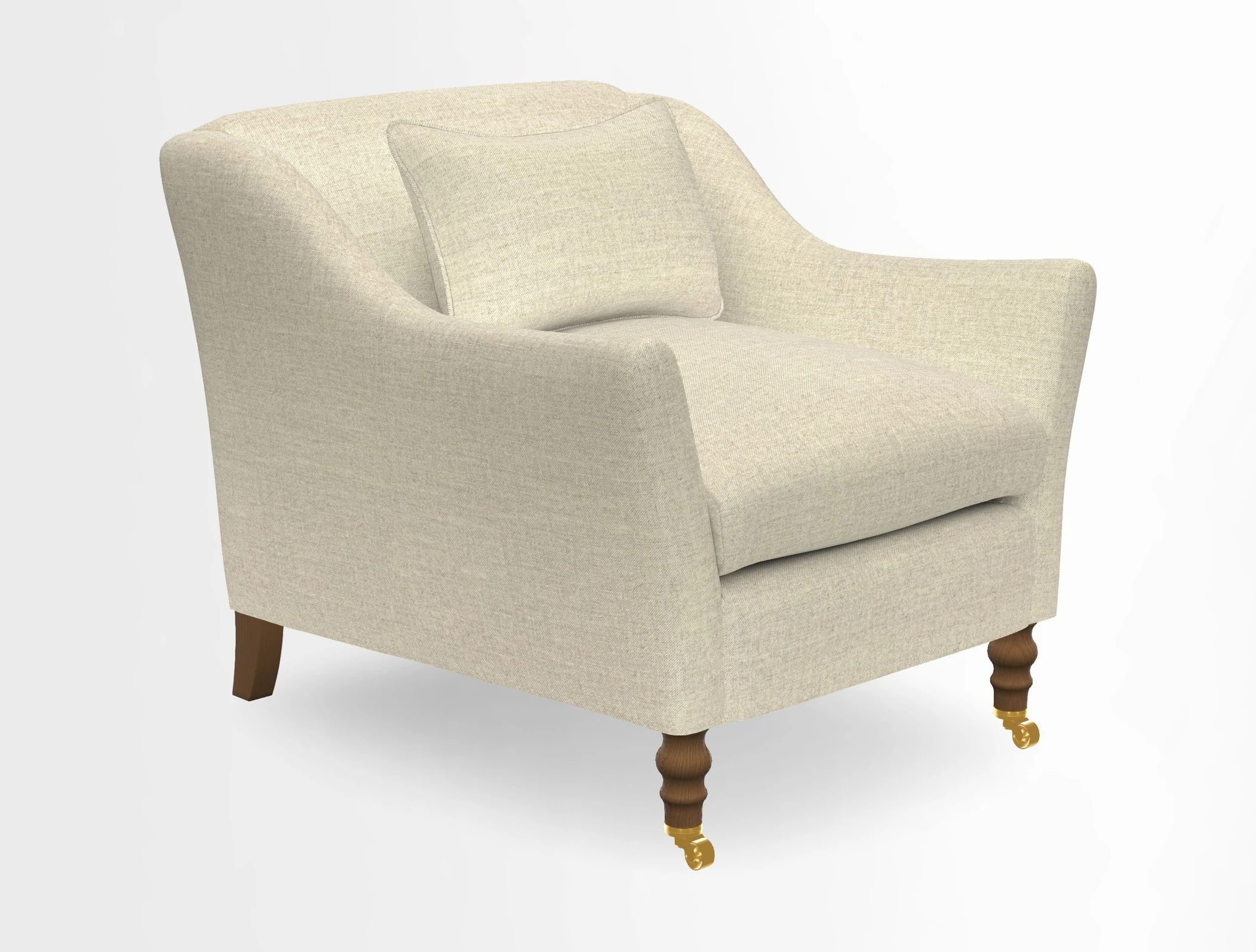 Cromer Chair in Two Tone Plain Biscuit