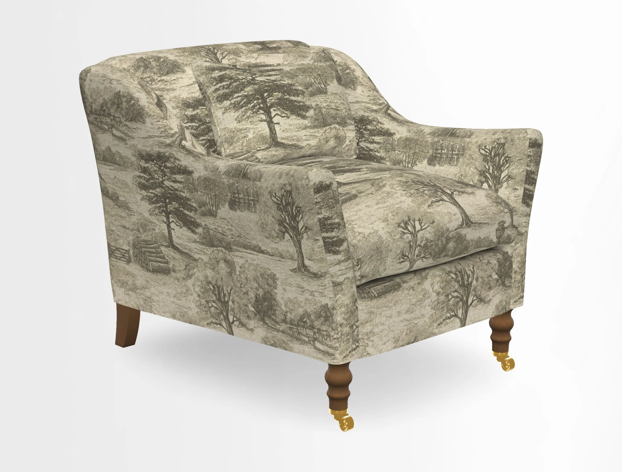 Cromer Chair in Two Tone Plain Biscuit