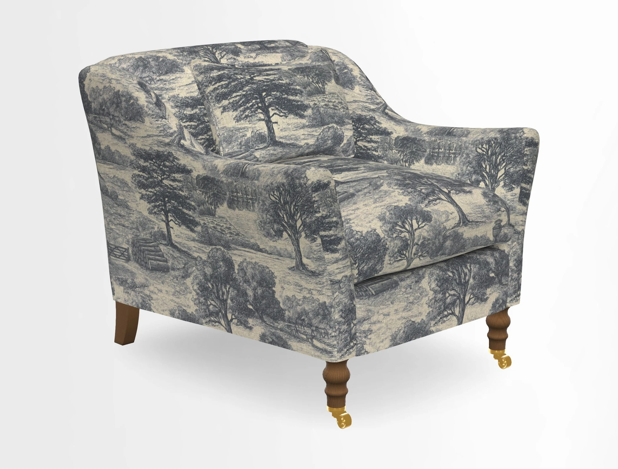 Cromer Chair in Two Tone Plain Biscuit