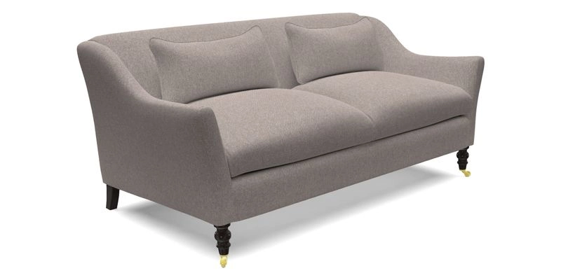 Cromer 3 Seater Sofa in RHS Botanicals Henry Moon Lions Tail Terracotta