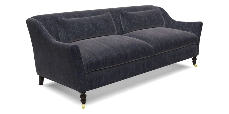 Cromer 3 Seater Sofa in RHS Botanicals Henry Moon Lions Tail Terracotta