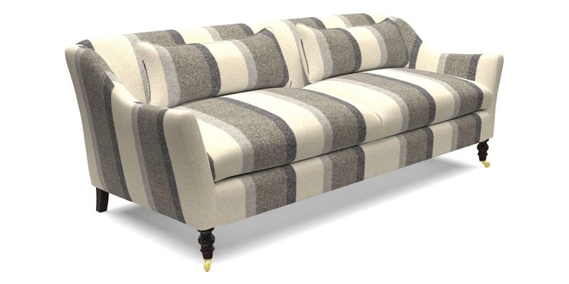 Cromer 3 Seater Sofa in RHS Botanicals Henry Moon Lions Tail Terracotta