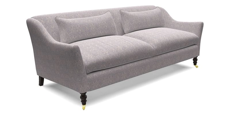 Cromer 3 Seater Sofa in RHS Botanicals Henry Moon Lions Tail Terracotta