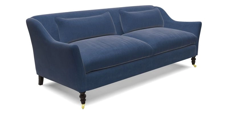 Cromer 3 Seater Sofa in RHS Botanicals Henry Moon Lions Tail Terracotta