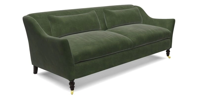 Cromer 3 Seater Sofa in RHS Botanicals Henry Moon Lions Tail Terracotta