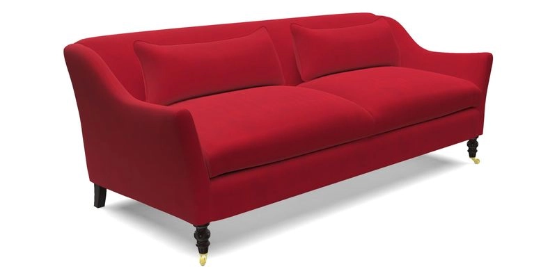 Cromer 3 Seater Sofa in RHS Botanicals Henry Moon Lions Tail Terracotta