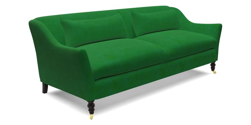 Cromer 3 Seater Sofa in RHS Botanicals Henry Moon Lions Tail Terracotta