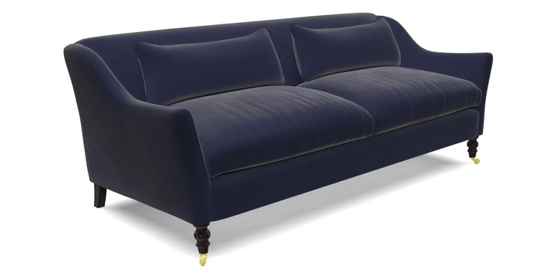 Cromer 3 Seater Sofa in RHS Botanicals Henry Moon Lions Tail Terracotta