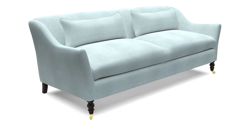 Cromer 3 Seater Sofa in RHS Botanicals Henry Moon Lions Tail Terracotta