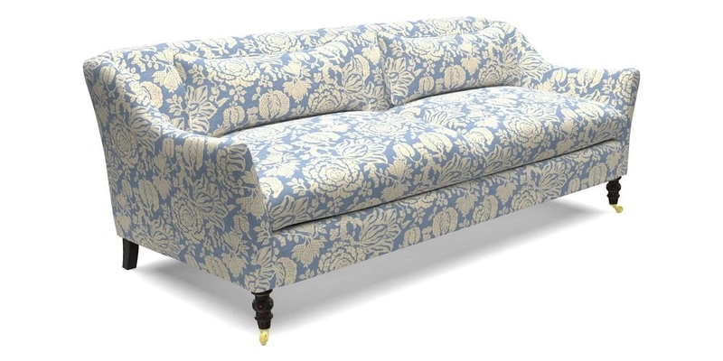 Cromer 3 Seater Sofa in RHS Botanicals Henry Moon Lions Tail Terracotta