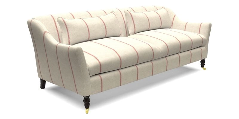 Cromer 3 Seater Sofa in RHS Botanicals Henry Moon Lions Tail Terracotta