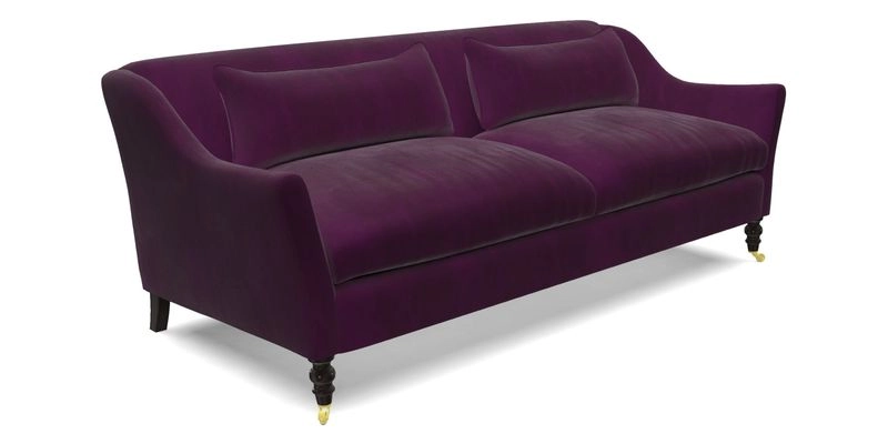 Cromer 3 Seater Sofa in RHS Botanicals Henry Moon Lions Tail Terracotta