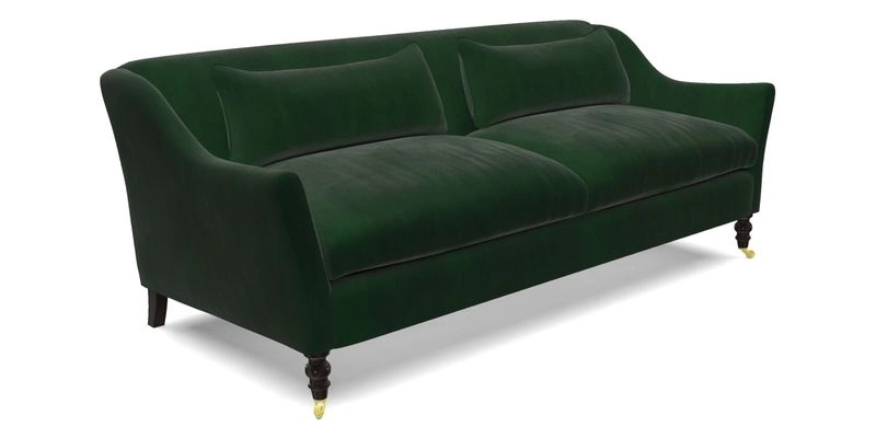 Cromer 3 Seater Sofa in RHS Botanicals Henry Moon Lions Tail Terracotta