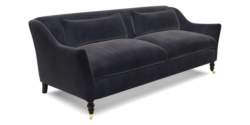 Cromer 3 Seater Sofa in RHS Botanicals Henry Moon Lions Tail Terracotta