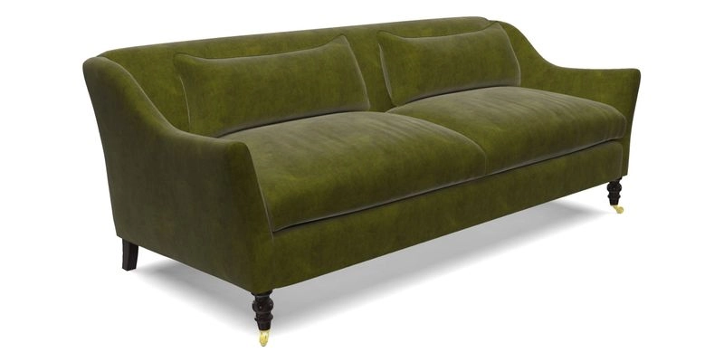 Cromer 3 Seater Sofa in RHS Botanicals Henry Moon Lions Tail Terracotta