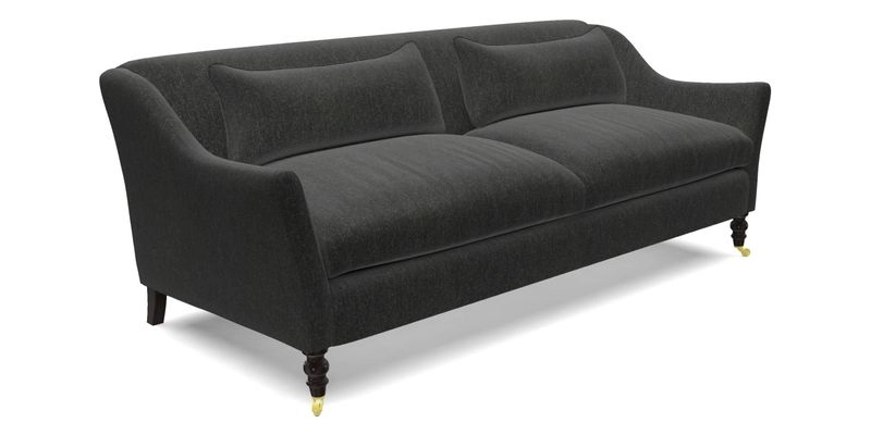 Cromer 3 Seater Sofa in RHS Botanicals Henry Moon Lions Tail Terracotta