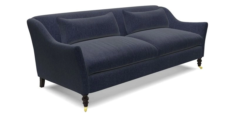 Cromer 3 Seater Sofa in RHS Botanicals Henry Moon Lions Tail Terracotta