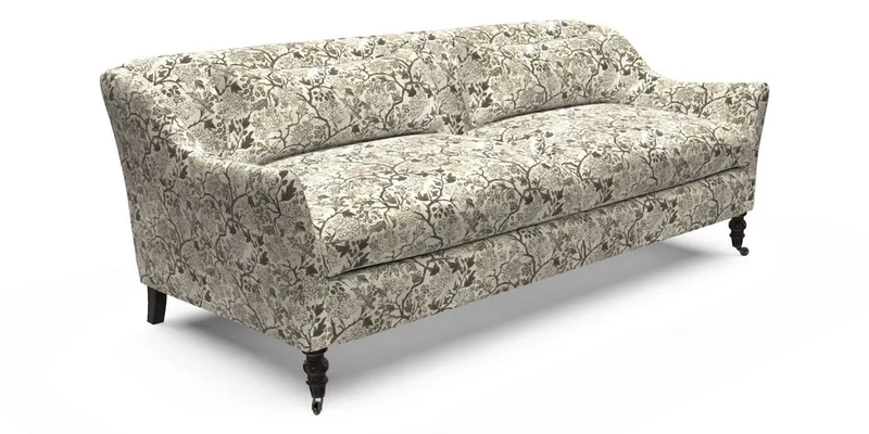 Cromer 3 Seater Sofa in RHS Botanicals Henry Moon Lions Tail Terracotta