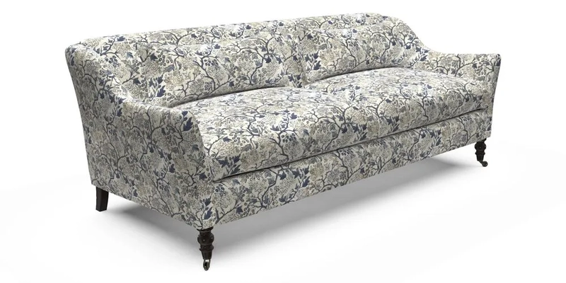 Cromer 3 Seater Sofa in RHS Botanicals Henry Moon Lions Tail Terracotta