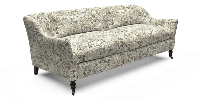 Cromer 3 Seater Sofa in RHS Botanicals Henry Moon Lions Tail Terracotta