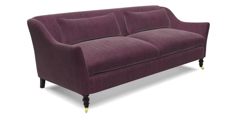 Cromer 3 Seater Sofa in RHS Botanicals Henry Moon Lions Tail Terracotta