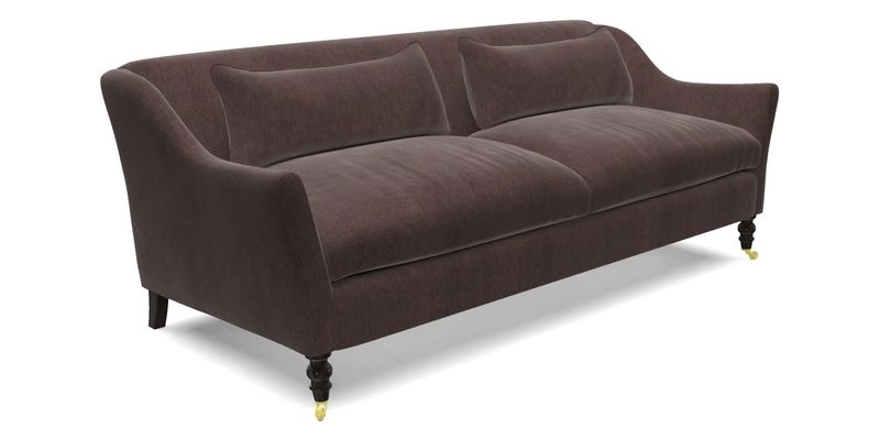 Cromer 3 Seater Sofa in RHS Botanicals Henry Moon Lions Tail Terracotta