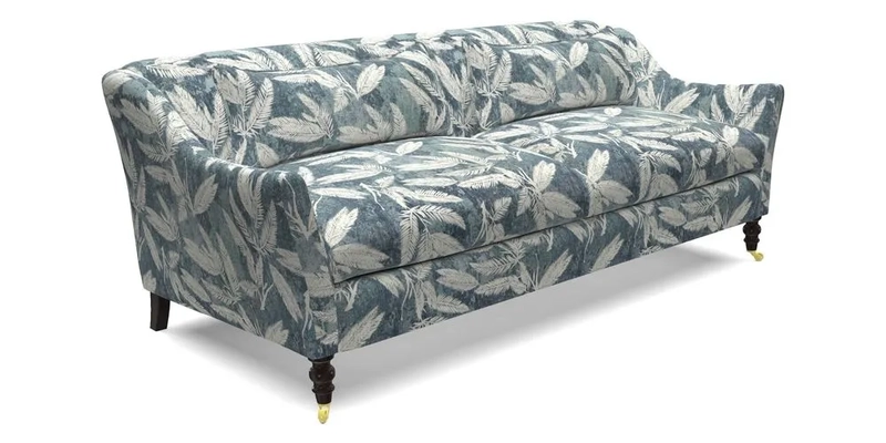 Cromer 3 Seater Sofa in RHS Botanicals Henry Moon Lions Tail Terracotta