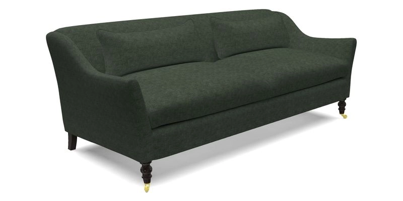 Cromer 3 Seater Sofa in RHS Botanicals Henry Moon Lions Tail Terracotta