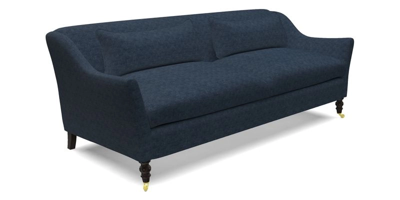 Cromer 3 Seater Sofa in RHS Botanicals Henry Moon Lions Tail Terracotta