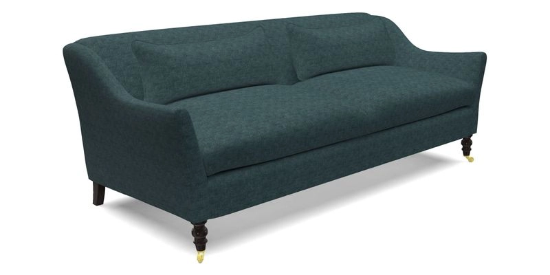 Cromer 3 Seater Sofa in RHS Botanicals Henry Moon Lions Tail Terracotta