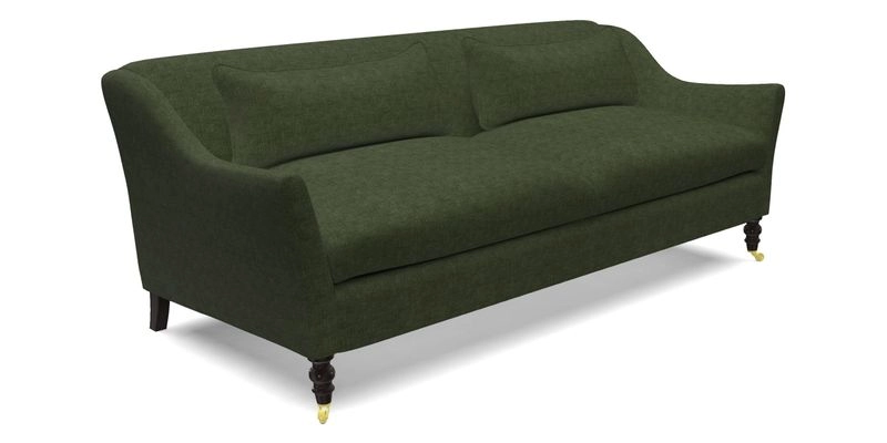 Cromer 3 Seater Sofa in RHS Botanicals Henry Moon Lions Tail Terracotta