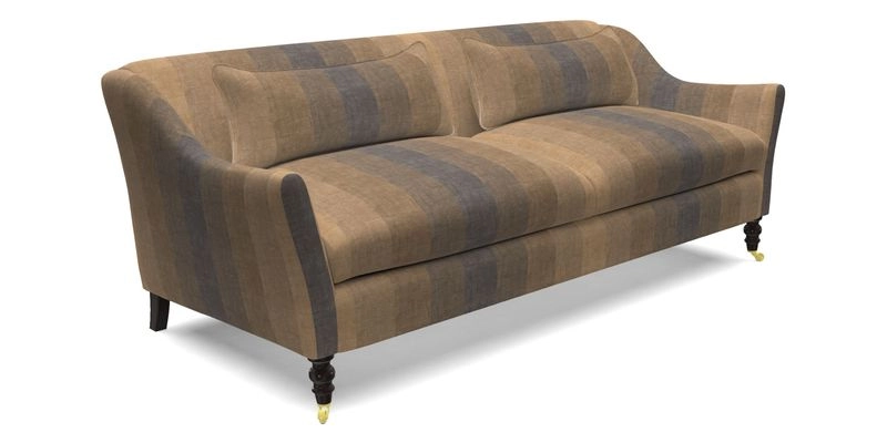 Cromer 3 Seater Sofa in RHS Botanicals Henry Moon Lions Tail Terracotta