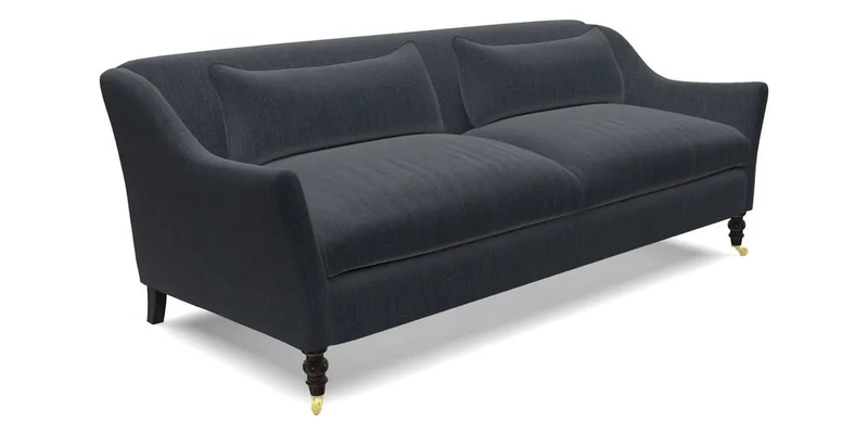 Cromer 3 Seater Sofa in RHS Botanicals Henry Moon Lions Tail Terracotta