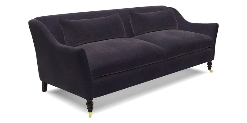 Cromer 3 Seater Sofa in RHS Botanicals Henry Moon Lions Tail Terracotta