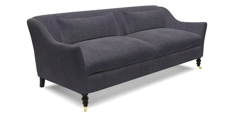 Cromer 3 Seater Sofa in RHS Botanicals Henry Moon Lions Tail Terracotta