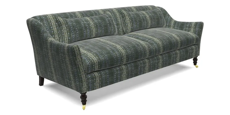 Cromer 3 Seater Sofa in RHS Botanicals Henry Moon Lions Tail Terracotta