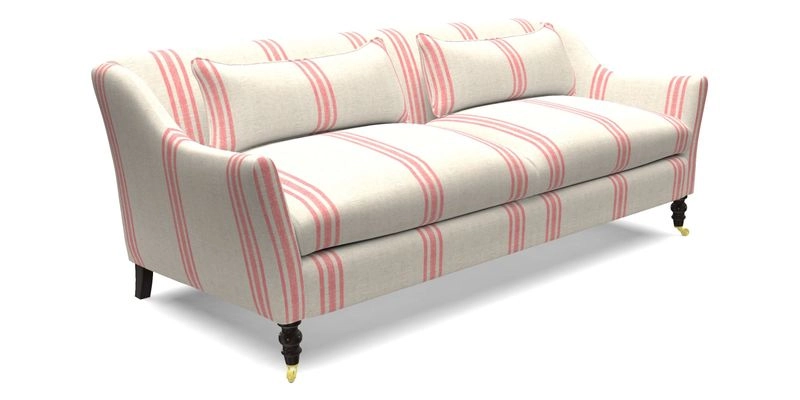 Cromer 3 Seater Sofa in RHS Botanicals Henry Moon Lions Tail Terracotta