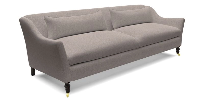 Cromer 3 Seater Sofa in RHS Botanicals Henry Moon Lions Tail Terracotta