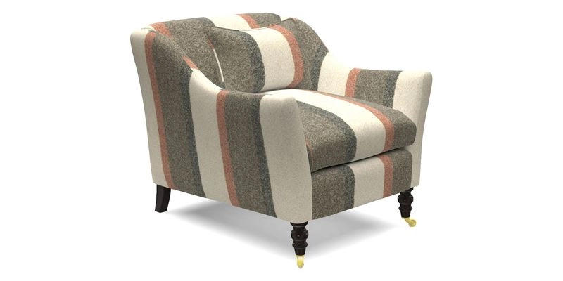 Cromer Chair in with valance in Sussex Parquet Ink