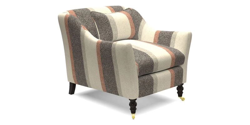 Cromer Chair in with valance in Sussex Parquet Ink