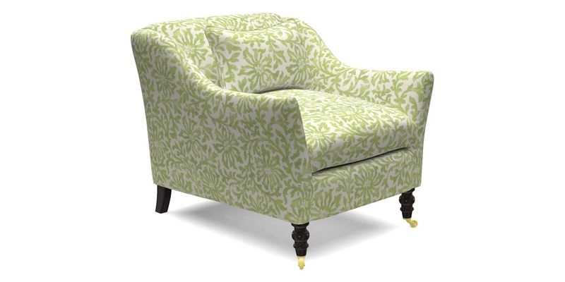 Cromer Chair in with valance in Sussex Parquet Ink