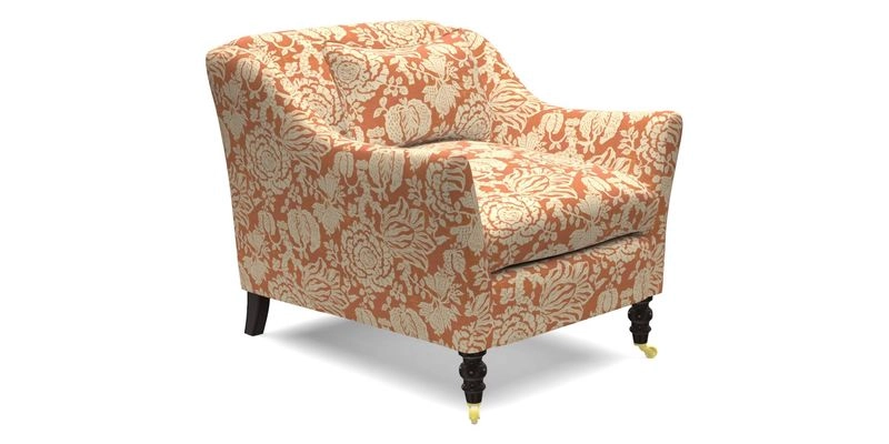 Cromer Chair in with valance in Sussex Parquet Ink