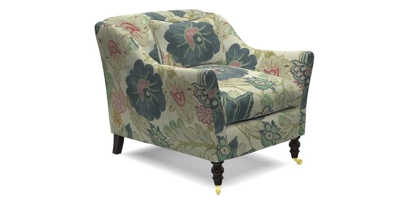 Cromer Chair in with valance in Sussex Parquet Ink