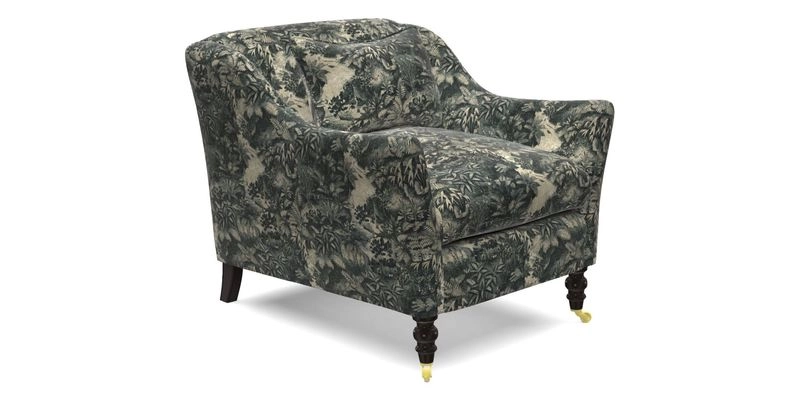 Cromer Chair in with valance in Sussex Parquet Ink