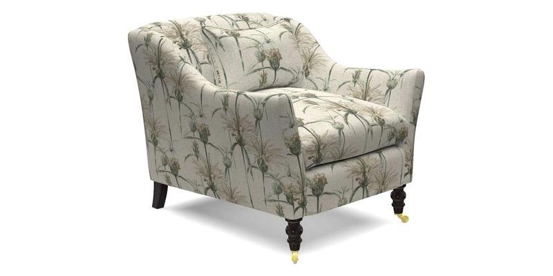 Cromer Chair in with valance in Sussex Parquet Ink