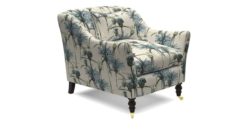 Cromer Chair in with valance in Sussex Parquet Ink